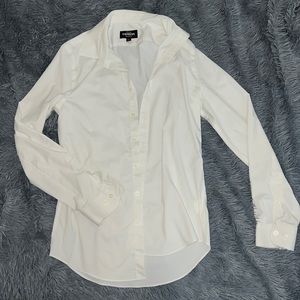 Express men’s extra slim fit dress shirt